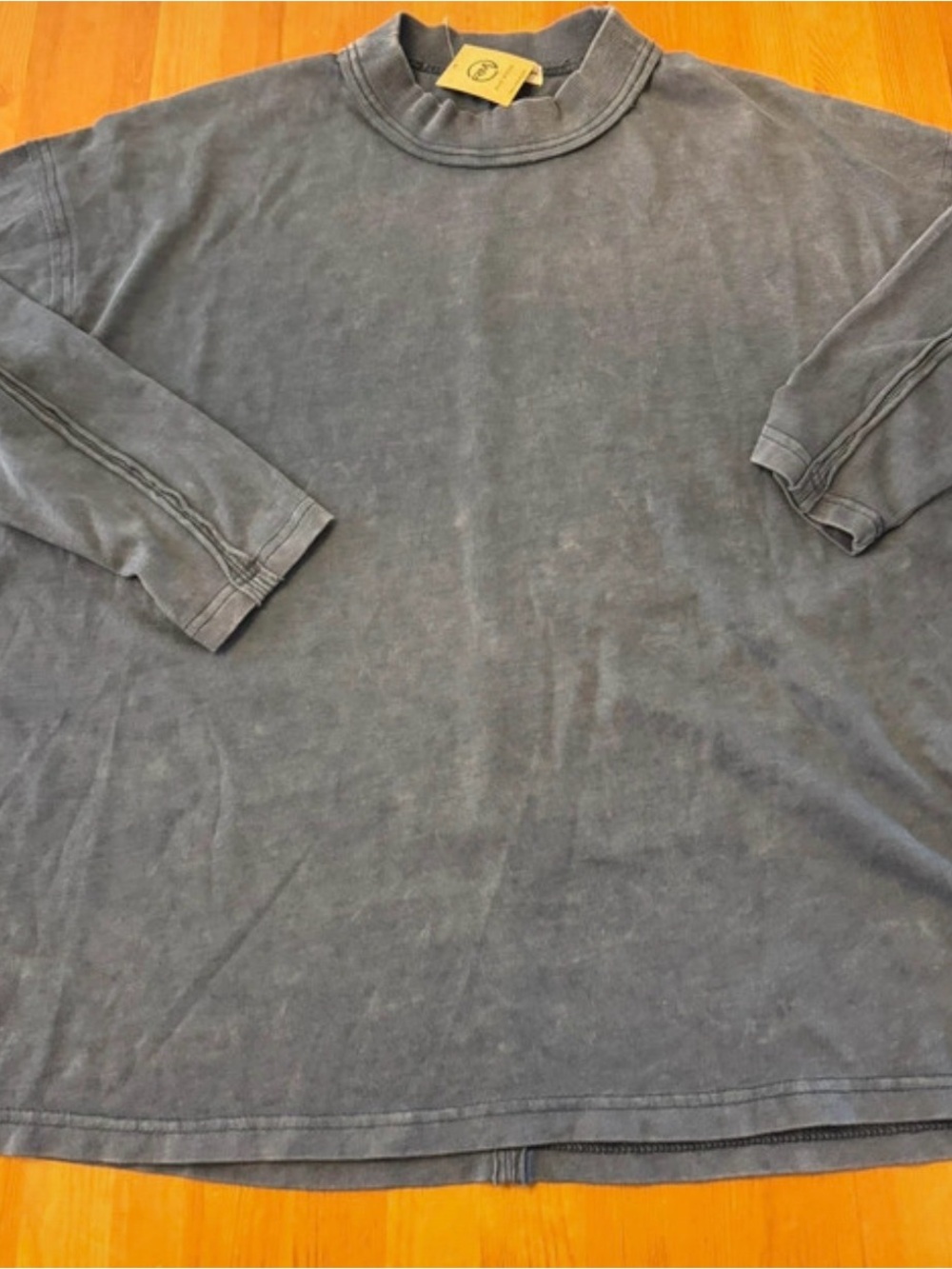 NWT! Rae Mode Blue Mineral Washed Top